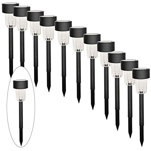 Maggift 12 Pcs Solar Pathway Lights Solar Garden Lights Outdoor Solar Landscape Lights for Lawn, Patio, Yard, Walkway, Deck, Driveway and Garden