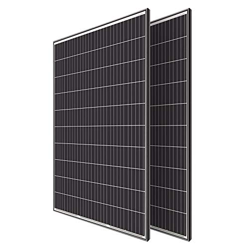 Renogy 2pcs Solar Panel Kit 320W 24V Monocrystalline Off Grid for RV Boat Shed Farm Home House Rooftop Residential Commercial House, 2 Pieces