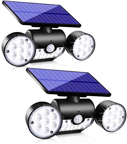 Topmante Solar Lights Outdoor (2 Pack)