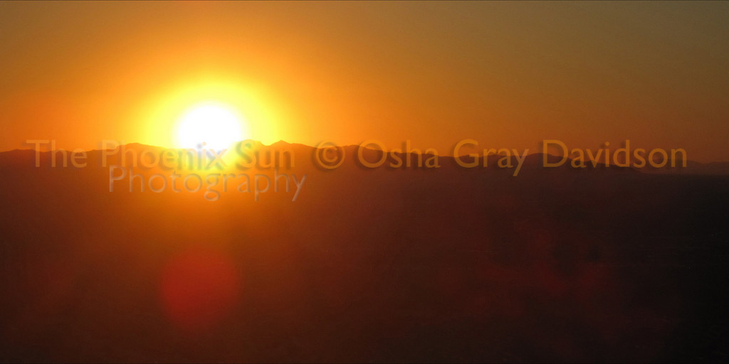 Sunset #4, summer, Sonoran Desert.