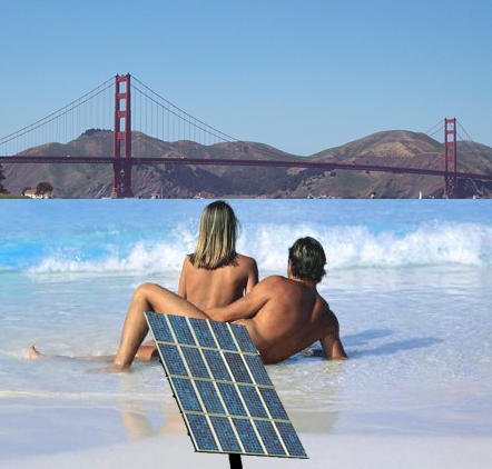 Sun worshippers descend on San Francisco