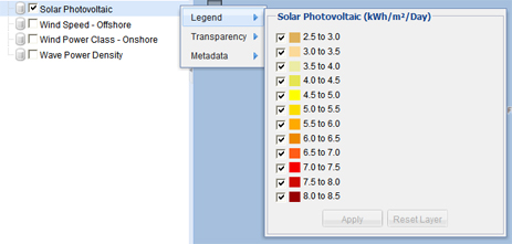 Solar power potential