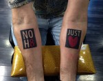 No H8 tattoo