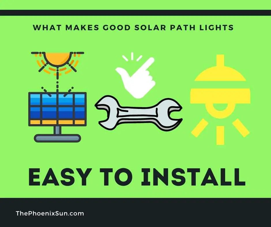 A Good Solar Path Light Is Easy To Install
