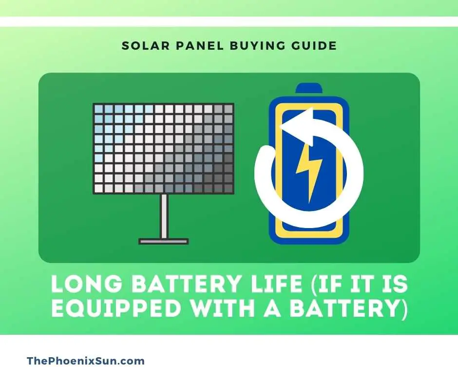 Long battery life (if it is equipped with a battery)