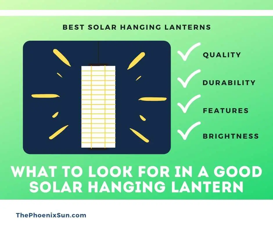 What To Look For in a Good Solar Hanging Lantern