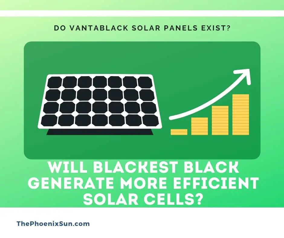 Will blackest black generate more efficient solar cells?