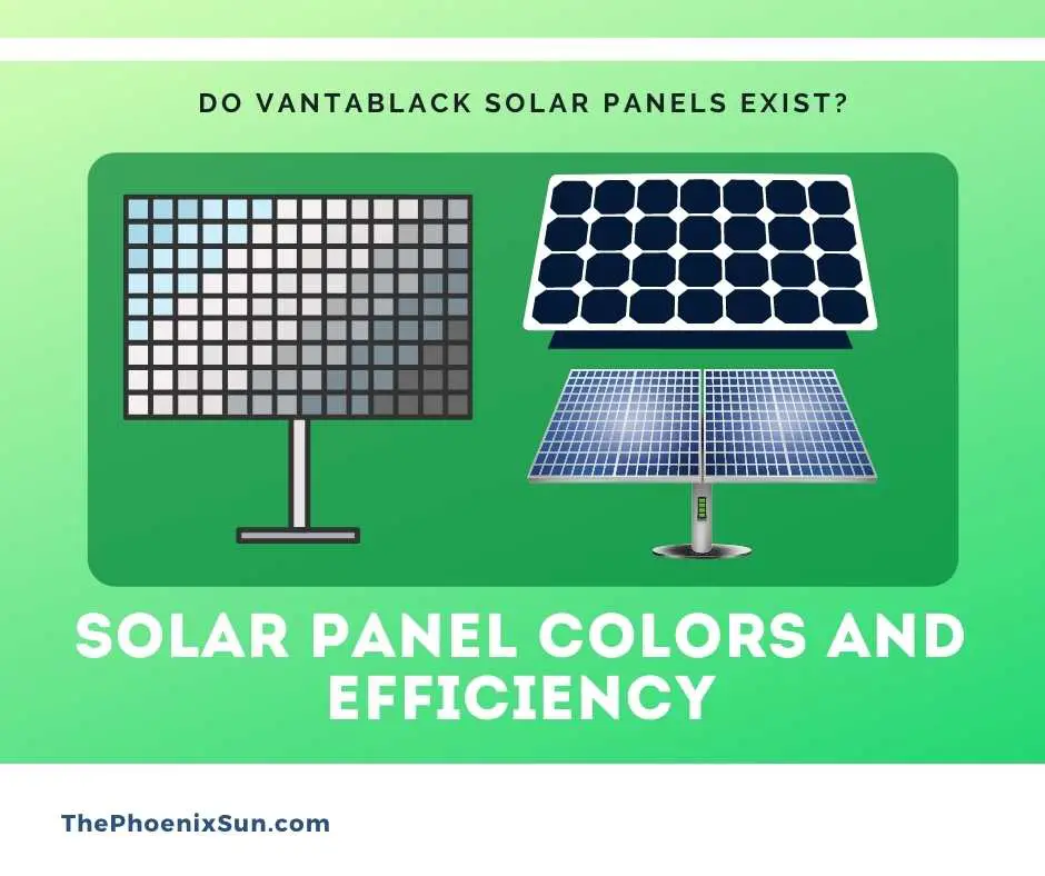 Solar Panel Colors And Efficiency