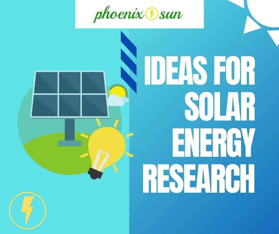 research project on solar energy