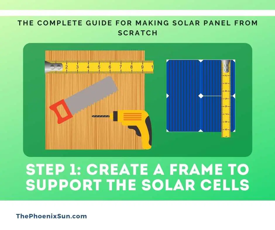 Step 1: Create a Frame to support the solar cells