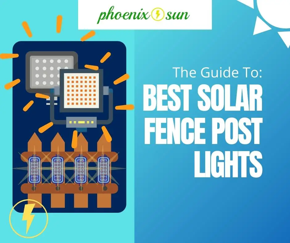 Solar Fence Post Light