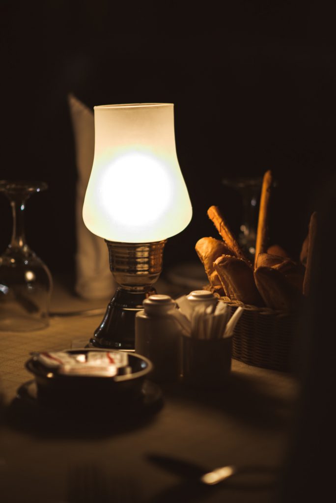 Solar light idea #1: Solar-Powered Dinner Candles