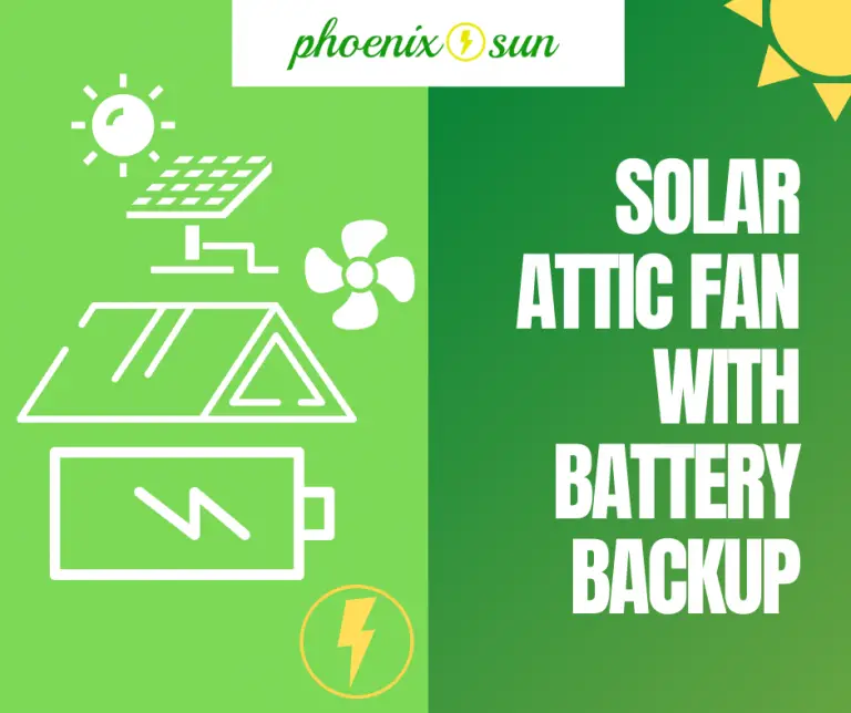 solar attic fan with battery backup