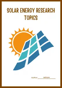 latest research topics in solar energy